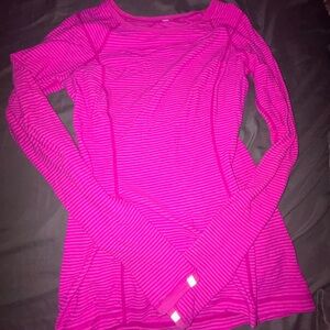 Women's Pink Striped Top